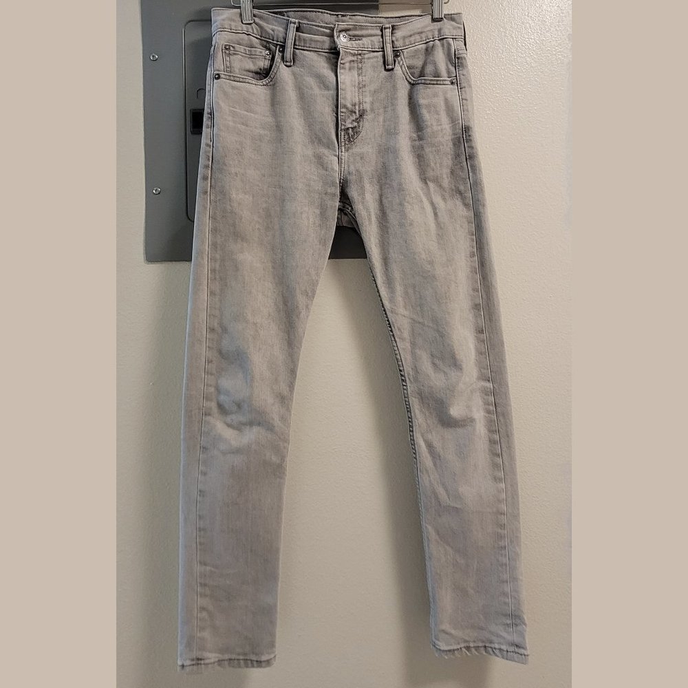 Levi's 510 Light Gray Skinny Jeans 30 x 30, stretch